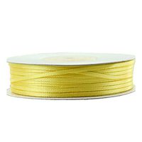 Ben Collection 1/16" X 100 Yard Double Faced Satin Ribbon (Canary)