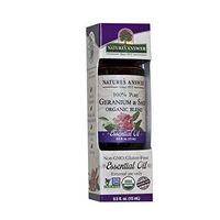 Nature's Answer 100% Pure Organic Essential Oil Blend, 0.5-Ounce, Geranium/Sage