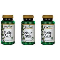 Swanson Malic Acid 600 Milligrams 100 Veg Capsules 3 Pack