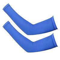 Yjdr Arm Sleeves for Men Women, Arm Sleeves for Women Men 1 Pair, Warmer Gloves UPF 50 UV Sun Protection Sleeves to Cover Arms, Sports Working Out, Tattoo Arm Covers (Color : Blue)
