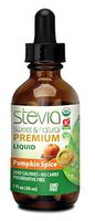 Pumpkin Spice Stevia Drops Liquid Sweet Leaf 100% Natural and Organic Sugar Substitute with Pure Sweetener Extract Stevia Glycerite PerfectDrinking and Cooking Recipe with Low Calorie Diet (1oz)