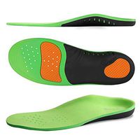 NICEWIN Pain Relief Arch Support Insoles for Men Women-Comfortable Shoe Inserts for Plantar Fasciitis Prevention Flat Feet High Arch Green