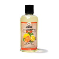 CLARK'S Cutting Board Oil (12 ounces) | Enriched with Lemon & Orange Oils | Food Grade Mineral Oil