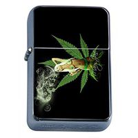 Leaf Girl Flip Top Dual Torch Lighter S2