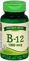 Nature's Truth B-12 1000 mcg, 100 Count (Value Pack of 2)