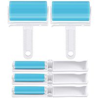 5 Pieces Pet Hair Remover Dog Lint Remover Reusable Washable Pet Lint Roller for Animal Hair, Clothes, Car Seats, Bedding