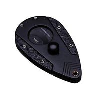 Hongyushanghang Cigar Cutter, Cigar Cutter Alloy Cigar Cutter for Smokers, Suitable for Cigars Up to 20mm in Diameter - Gift Box Perfect Holiday Gift - Gold Titanium, Black Gold and Black Titanium,Du