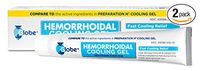2 Pack Hemorrhoidal Cooling Gel for Fast Relief with Vitamin E and Aloe Tube (2 X 1.8 OZ Tubes) Compare to Preparation H Cooling Gel
