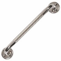 PCP Grab Bar Diamond Grip Security, Chrome, 16 Inch