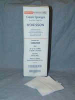 MCK33802000 - Mckesson Brand Sponge Dressing Medi-Pak Performance Plus Cotton Gauze 8-Ply 3 X 3 Inch Square