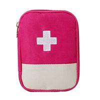 Kylin Express Portable First AID Pouch Pill Bags Medicine Storage Container Pill Case Rose