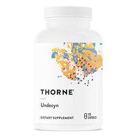 Thorne Research - Undecyn - Undecylenic Acid (in The Form of Calcium Undecylenate) with Betaine HCL and Berberine - 120 Capsules
