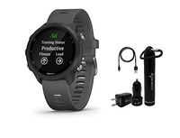 Garmin Forerunner 245 GPS Running Smartwatch with included Wearable4U Power Pack Bundle