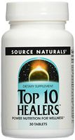 SOURCE NATURALS Top 10 Healers Tablet, 30 Count