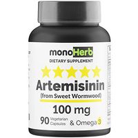 Artemisinin 100 mg - 90 Vegetarian Capsules - Pure Sweet Wormwood Extract