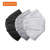 ORANGELD Disposable Non-Woven Ma-sk,95 Percent Filter, Activated Carbon Nasal Ma-sk (1/5PCS, with/No Valve, Random Color) proficient