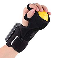 Electric Hand Massage Ball Hot Compress and Anti-Spasticity Ball Chargeable Acupressure Device Splint Hemiplegia Fingers Recovery Massage Therapy
