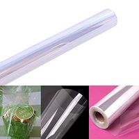 Clear Cellophane,50m Cellophane Wrap 2 Size Chose DIY Clear Bag for Gifts,Flowers,Party,Baskets (30 cm)