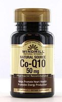 Co-Enzyme Q 10 50 mg Dietary Supplement Capsules by Windmill - 30 ea
