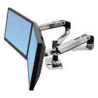 Ergotron 45245026 LX Dual Side-by-Side Arm for WorkFit-D Sit-Stand Desk