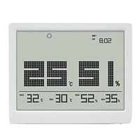 Thermometer and Hygrometer time Weather Forecast Power Display LCD Large Screen Digital Indoor Baby Room Flower Room