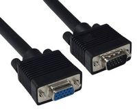 SVGA Computer Monitor & TV Video Cable, Male - Female, 6ft, 10ft, 15ft, 25ft, 50ft, 75ft & 100ft - 75 FT.