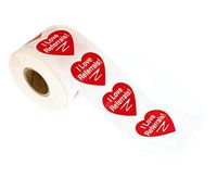 Heart Shaped I Love Referrals Stickers - Great Real Estate Agents and Sales Supplies (Large Heart, I Love Referrals - Red)