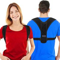 Posture Orthotics Men's and Women's Back Posture Corrector,Power Adjustable Clavicle Support Invisible Upper Clavicle Straightener (L（37-45 in）)