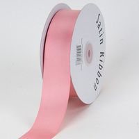 BBCrafts Dusty Rose Satin Ribbon Single Face 5/8 inch 100 Yards