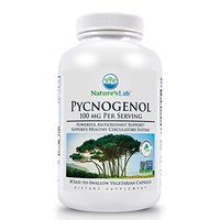 Nature's Lab Pycnogenol 100mg - 30 Capsules (1 Month Supply) for Circulation Blood Pressure Joint & Skin Health