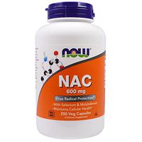 Now Foods Nac-Acetyl Cysteine 600mg, 250 Vcaps (500 (250X2))