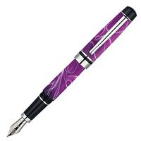 Monteverde Prima Purple Swirl Stub Nib Fountain Pen - MV26950STUB