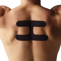 Spidertech Postural Spider Pre-Cut [Black]. Water-Resistant, Latex-Free and Easy to use. Preferred by Athletes. Reduce Pain and Inflammation, Help re-Train Muscles, Enhanced Performance.