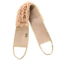 Meidexian888 Bath Towel,Dual-use Thick Long Hanging String Bath Ball Bath Body Washing Tools Accessories Bathing Flower Pull Back Towel (Khaki)