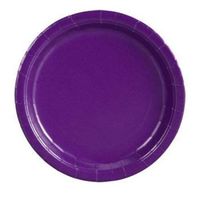 Party Color Paper Plates Purple 9" 40 Count