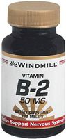 Windmill Vitamin B-2 50 mg Tablets 100 Tablets (Pack of 8)