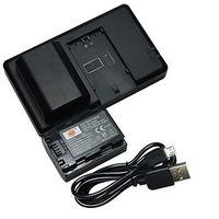 DSTE Replacement for 2X NP-FZ100 (Upgraded) + Rapid Dual Charger with Micro USB Cable Compatible Sony Alpha 9 A9 A9S Alpha 9R A9R Alpha 9S A7II A7RIII ILCE-7RM3 VG-C3EM Grip as NPA-MQZ1K BC-QZ1