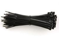 HARDEN Multi-Purpose Cable Ties - 100 Piece, Black (4")