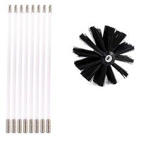 Renlinwell Dryer Duct Cleaning Kit Lint Remover Extends Up To 12 Feet Synthetic Brush Head