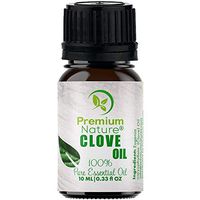 Organic Aromatherapy Clove Essential Oil - 100% Pure Essential Oil for Hair, Skin and Diffuser Best Therapeutic Grade Essential Oil (10mL) (Clove)
