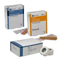 Covidien 44121 Curity Adhesive Bandage, Sensitive Skin, 3/4" x 3" Size (Pack of 50)