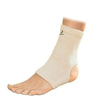 UPTOFIT Compression Sleeve for Plantar Fasciitis Copper Ankle Sleeve Foot Sock with Arch Support Lightweight Breathable for Achilles Tendon & Tendonitis (Medium 13'' - 16'')