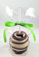 Flower Top Caramel Apple Candy Gift Boxes - Food Safe - 3 3/4" x 3 3/4" x 4" - 25 Count - Optional Cupcake Holders Included