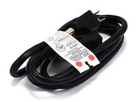 16AWG Power Extension Cord Cable, Black 10 Feet