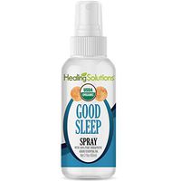 Organic Good Sleep Blend Spray – Water Infused with Good Sleep Blend Essential Oil – Certified USDA Organic - 2oz Bottle by Healing Solutions