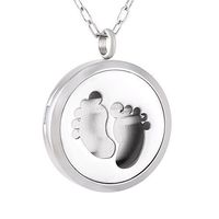 memorial jewelry Hollow Essential Oil Diffuser Aromatherapy Necklace Engrave Perfume Pendant