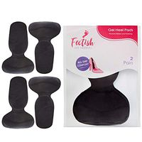 High Heel Pads, High Heel Inserts, Womens High Heel Grips | Heel Snugs | Anti-Slip Shoe Cushions for Blister Prevention | Premium Ladies Insoles To Improve Fit in Shoes Too Big| Black