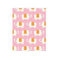 Caspari Elephant Parade Gift Enclosure Cards in Pink, 20 with Envelopes