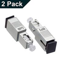 SC/UPC Singlemode Fiber Optic Attenuator ，Male-Female Fixed 5dB - 2 Pack