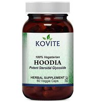 Kovite Kosher HOODIA GORDONII Extract - 60 Vegetable Capsules - All Natural Weight Loss Supplement 100% Vegetarian